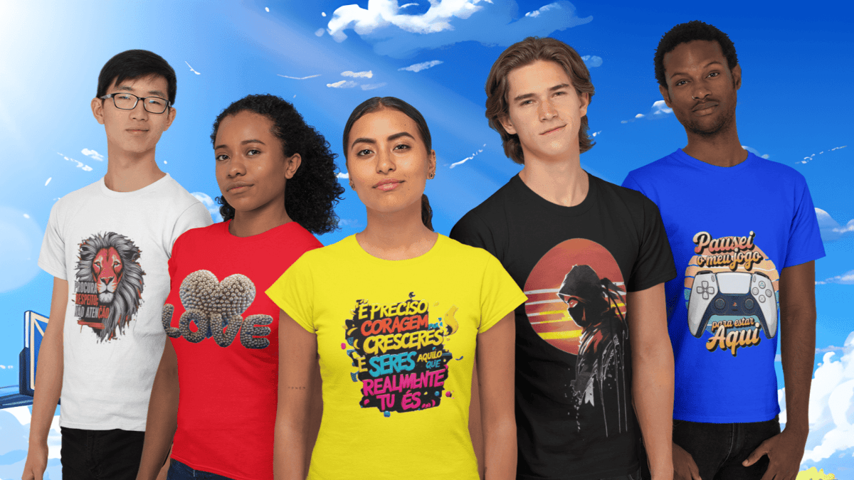 Encontre a Sua  T-shirt na Nossa Coleção Unissexo - Tatoni