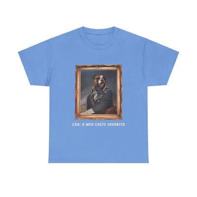 T-Shirt "Cão: O Meu Chefe Favorito" – O Estilo que Reflete o Amor pelos Nossos Melhores Amigos! - Tatoni