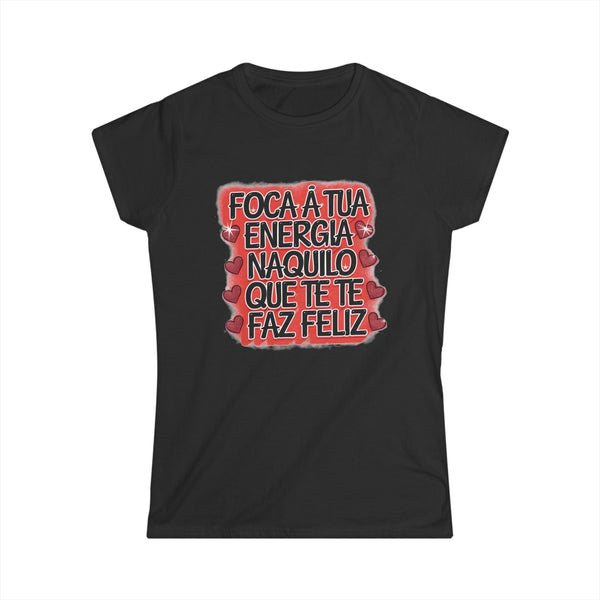 Foca tua Energia A (T-shirt Feminina) - Tatoni